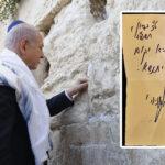 “The people shall rise up as a great lion” – Netanyahu’s Western Wall note placed only hours before strikes on Iran