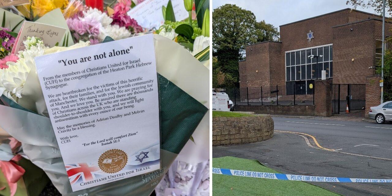 CUFI visits site of Manchester synagogue attack with message for Jewish community