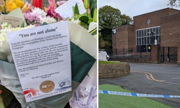 CUFI visits site of Manchester synagogue attack with message for Jewish community